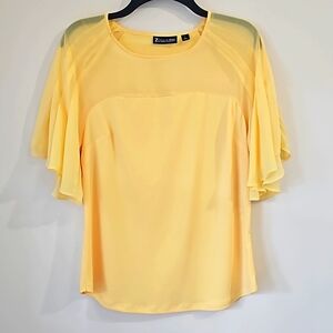 NY&Co yellow blouse